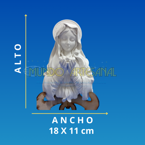101024 - P101 <p> PRECIO $ 24.000 </p> VIRGEN ROSA MISTICA APLIQUE