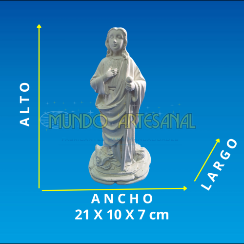 1064 - P002 <p> PRECIO $4.200 </p> VIRGEN SANTA MARTA PIEDRA