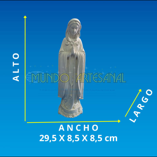 1126 - P002 <p> PRECIO $9.000 </p> VIRGEN ROSA MISTICA LISA