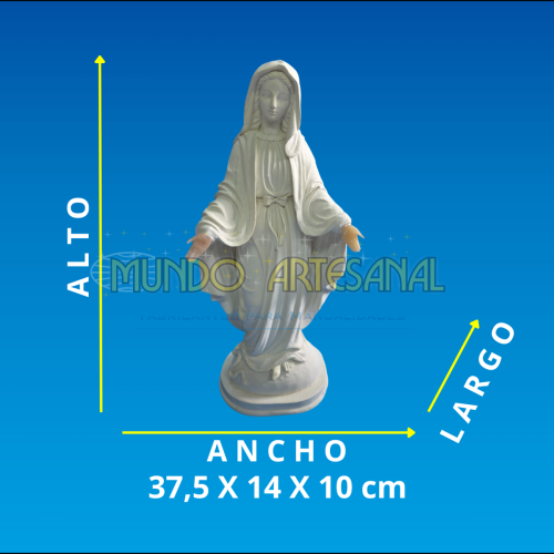 1165 - P031 <p> PRECIO $ 15.000 </p> VIRGEN MILAGROSA SIN MEDALLAS
